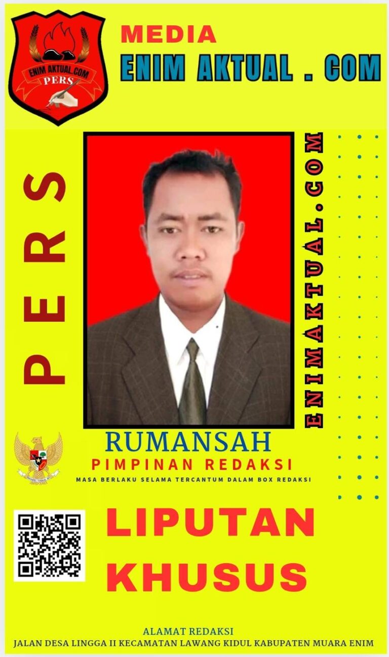 Pimpinan redaksi media Enim aktual Muara Enim Peringati Hari Lahir Pancasila: redaksi (rumansah) Tegaskan Komitmen Persatuan
