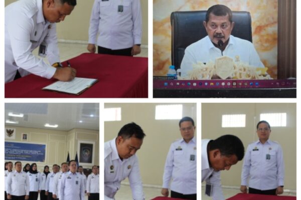 Lapas Muara Enim Tanda Tangani Komitmen Bersama: Wujudkan Zona Bebas Halinar